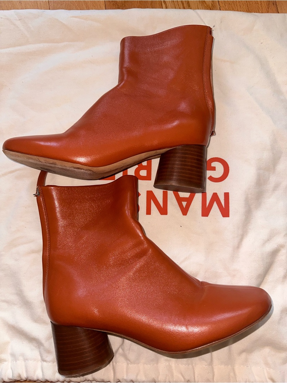 Mansur Gavriel Leather Glove Boot - Picture 8 of 11